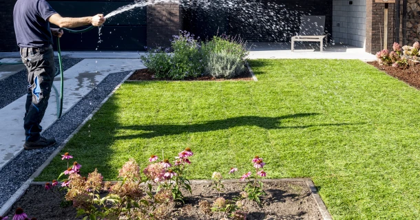 Watering lawns and garden beds Thumb